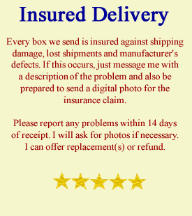 Your package is automatically insured!